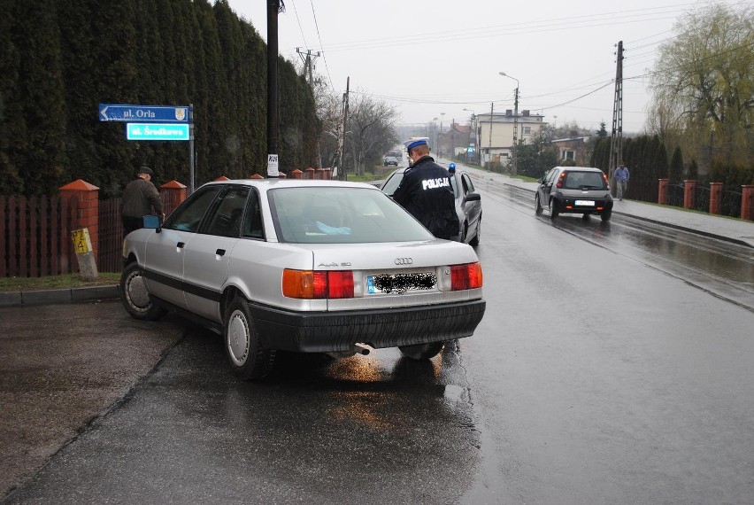 Samochód którym uciekali sprawcy napadu