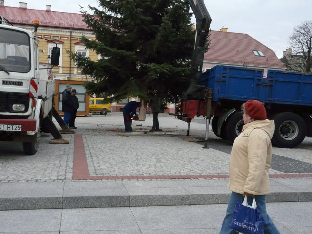 Montaż choinki