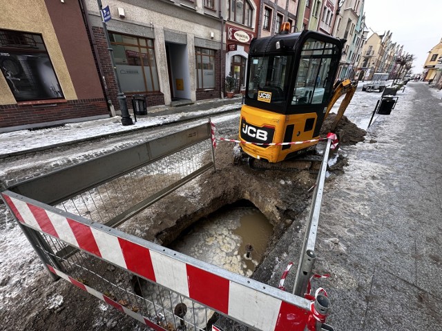 Awaria wodociągowa na Starym Mieście w Głogowie