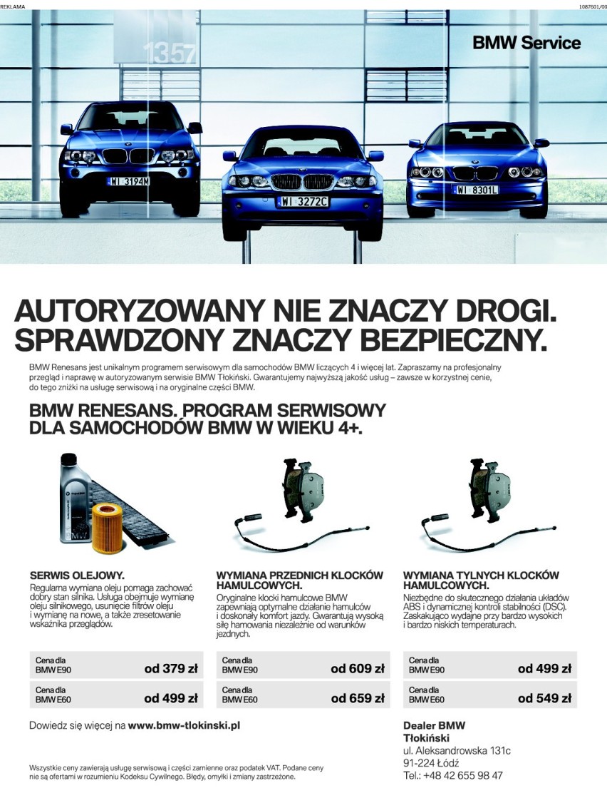 Łódzki Dealer BMW Tłokiński wystartował z Programem BMW Renesans