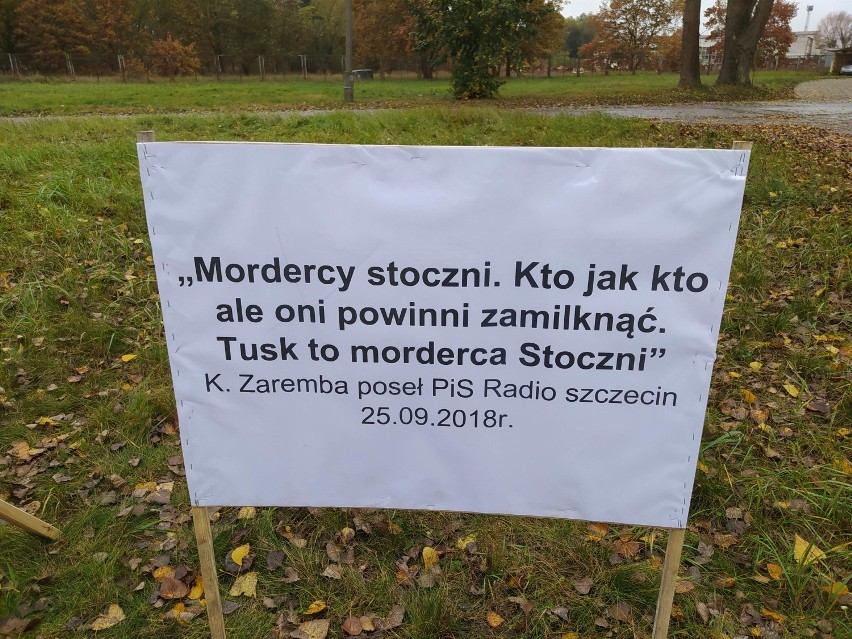 Świnoujście - tak protestują stoczniowcy w Świnoujściu. Nie godzą się z losem miejscowej stoczni