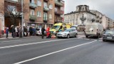 Wypadek w Kaliszu. Kobieta potrącona na ulicy Górnośląskiej [FOTO]