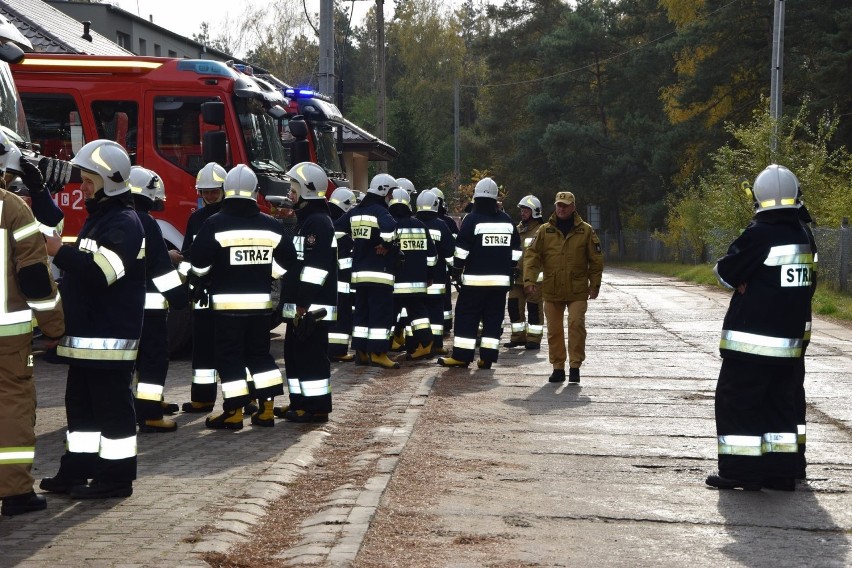 Ćwiczenia strażackie na terenie Zakładu Zwiększonego Ryzyka...