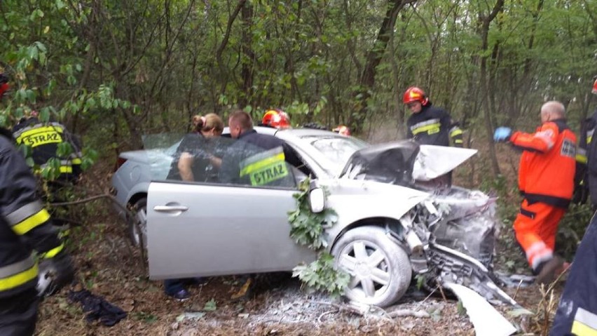 Wypadek w miejscowości Słoneczna koło Opatówka