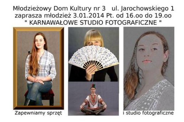 Karnawałowe studio fotograficzne