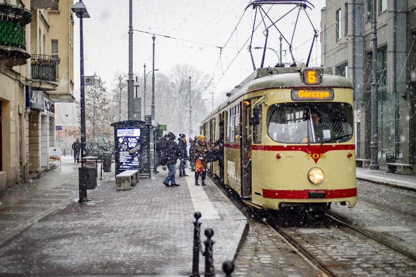 20 grudnia 2018 r. w Poznaniu spadł śnieg, co ucieszyło...