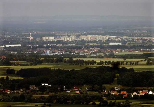 Widok na Legnicę i okolice ze Stanisławowa