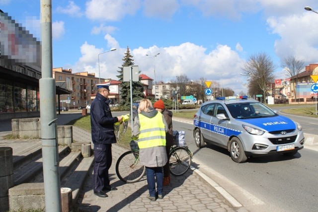 Policyjna akcja NURD w Opocznie. Dotyczy pieszych, rowerzystów i motocyklistów - niechronionych uczestników ruchu