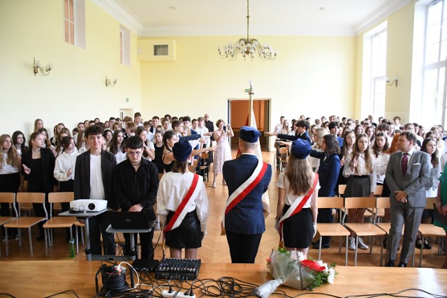 Tak było na ślubowaniu klas pierwszych w LMK we Włocławku (22 września 2023)