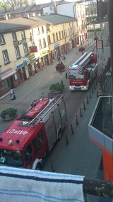 Pobudka! Włamanie i pożar w banku ING w centrum Dąbrowy Górniczej?