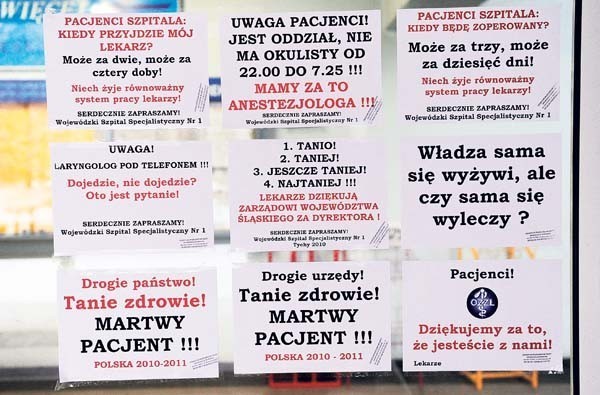 Pacjent szpitala wojewódzkiego w Tychach trafia w sam środek konfliktu