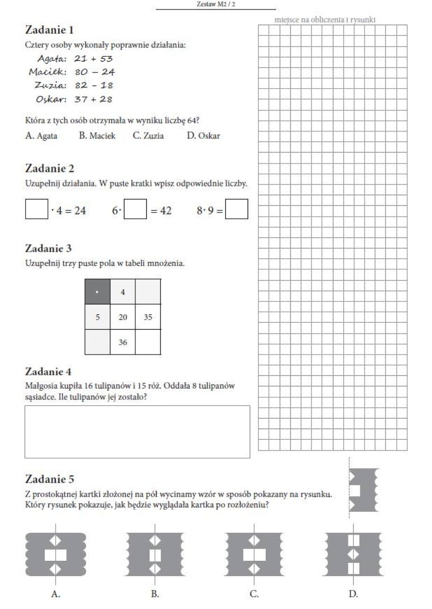 Test Trzecioklasisty OBUT 2014