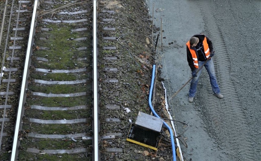 Modernizacja linii kolejowej E65 na odcinku Gdynia - Warszawa. Remont torów w Gdańsku [ZDJĘCIA]