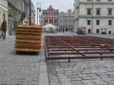 Poznań: Ze Starego Rynku znikają ogródki [ZDJĘCIA]