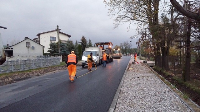 Zakończył się remont drogi powiatowej na odcinku Piotrków - Gąski