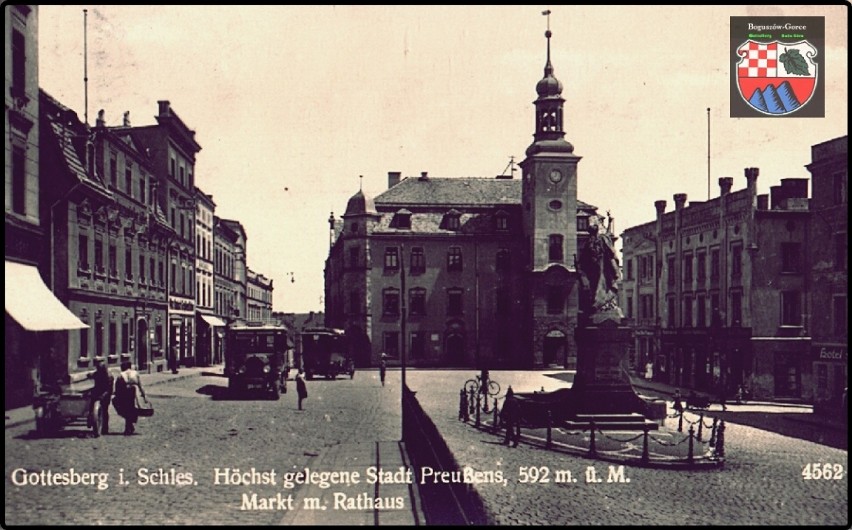 Boguszowski rynek - najwyżej położony w Polsce na starych...
