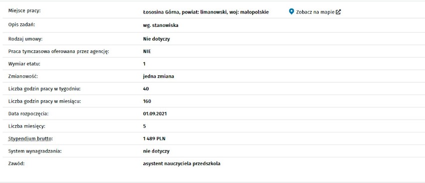 ASYSTENT NAUCZYCIELA PRZEDSZKOLA 
Numer: S t P r / 2 1 / 1 7...