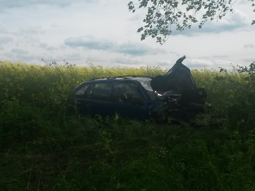 Zawidów - Radzimów - wypadek na drodze powiatowej nr 2486D