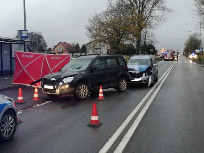 Wypadek śmiertelny w Tuchomiu