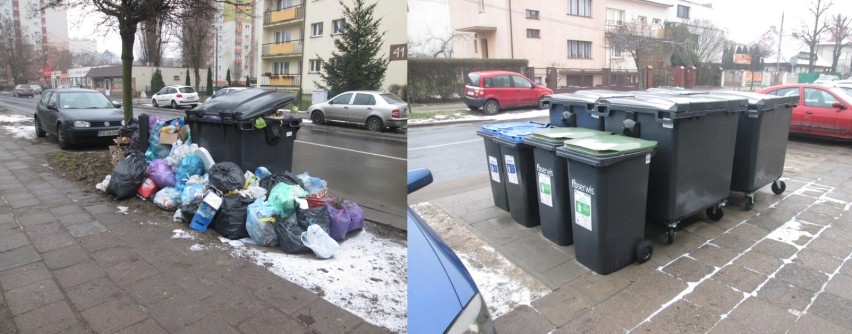 Na Palacza śmietników dostatek. Śmieci również...