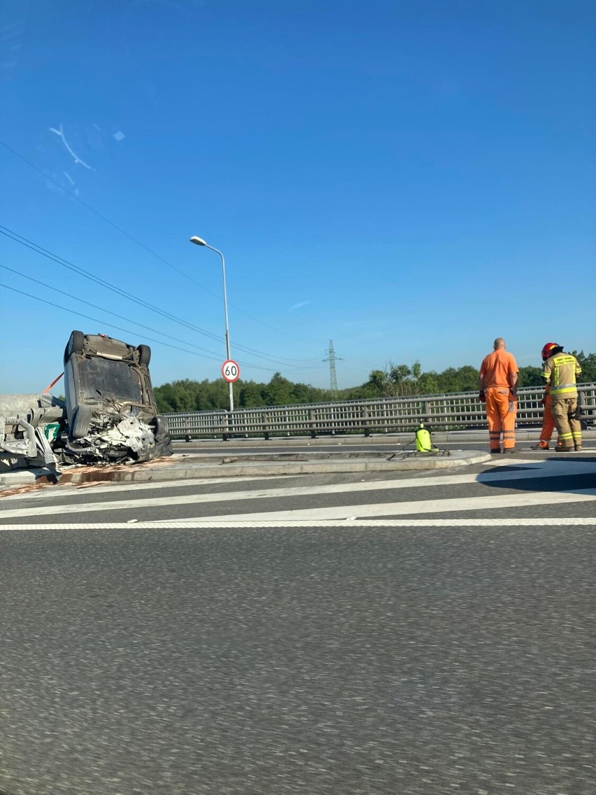 Wypadek wyglądał bardzo groźnie.