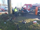 Wypadek w Kotłowie. Zginął 22-letni kierowca