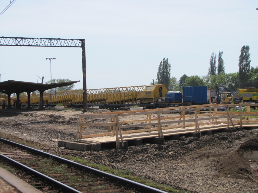 Remont peronów kolejowych w Pruszczu Gdańskim - 2011 rok
