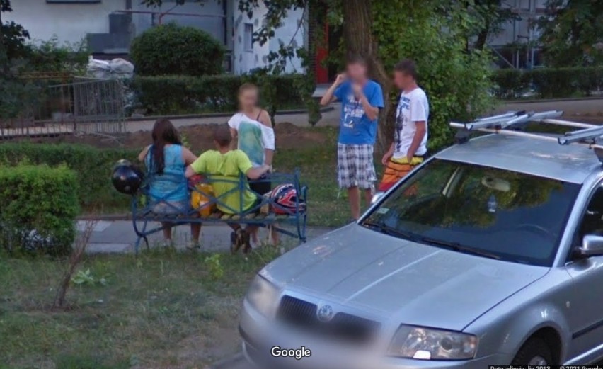Kamery Google Street View w Legnicy - osiedle Kopernik