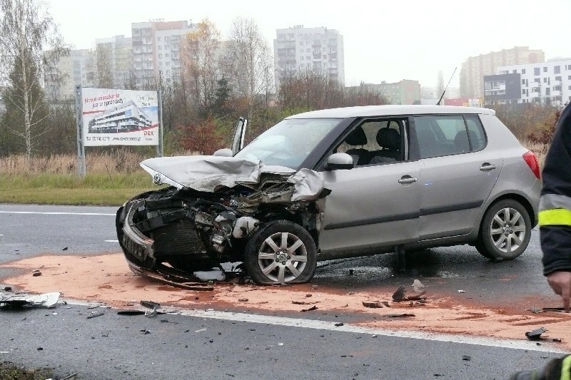 Dzisiaj doszło do wypadku na ul. Legnickiej. Zderzyły się...