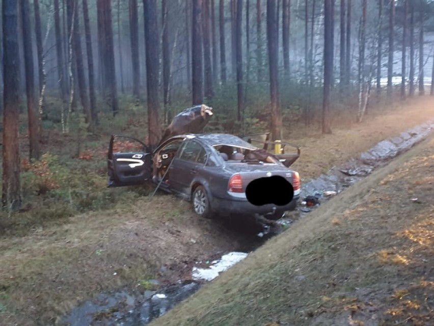 Wypadek w okolicach Gubina. Na skrzyżowaniu z drogą krajową...