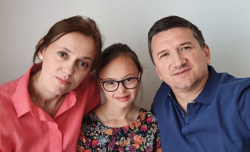 Magdalena Skorupa-Grajner z córką, 14-letnią Małgosią i...