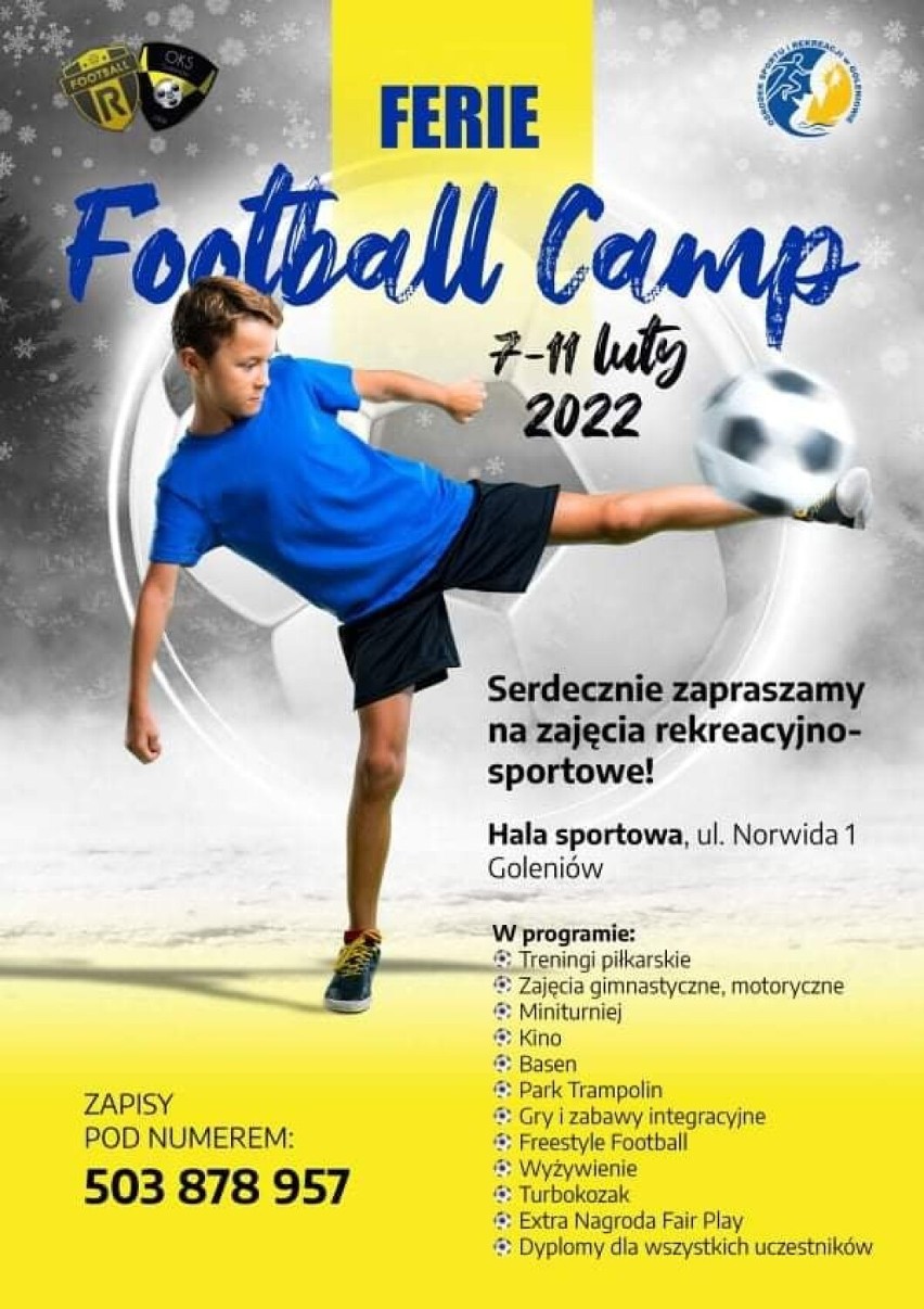 Piłkarskie ferie dla młodych mieszkańców Goleniowa