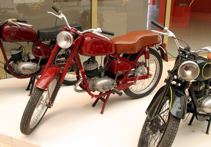 Motocykl WFM na wystawie w Muzeum Narodowym w Poznaniu