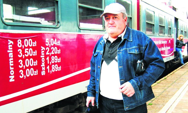 Dzięki biletom zintegrowanym Jarosław Sikora z Trzebini oszczędza na dojazdach do Krakowa kilkadziesiąt złotych miesięcznie