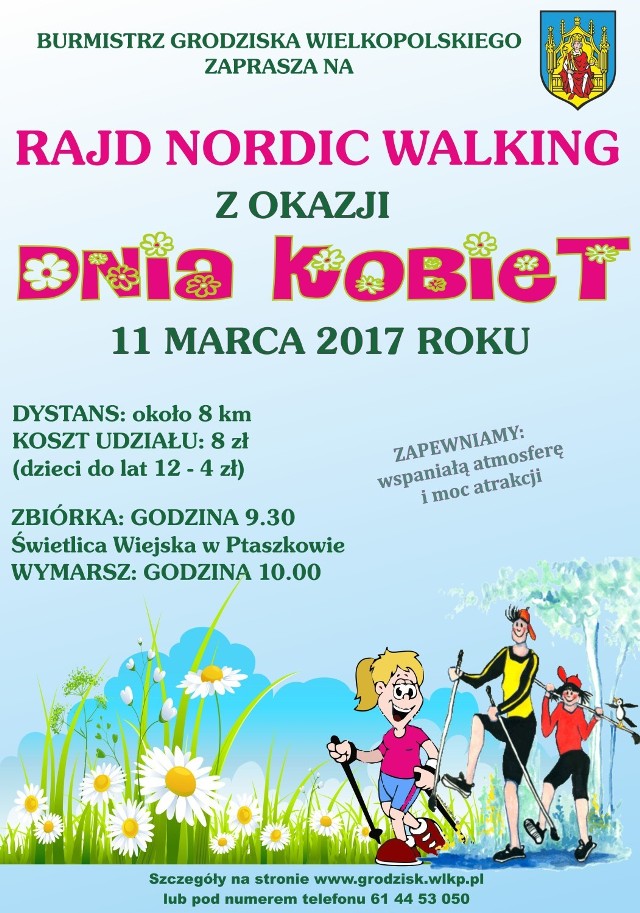 Rajd Nordic Walking na Dzień Kobiet