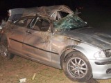 Wypadek BMW w Plebance koło Radziejowa