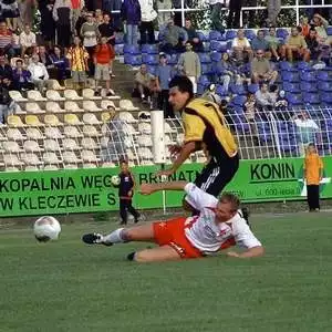 Dariusz Solnica zdobył gola dla Aluminium, ale to nie wystarczyło nawet na remis.   Fot. P. Czajkowski