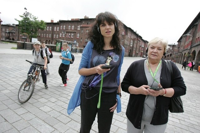 Przewodnik po Nikiszowcu - Anna Dudzińska i Stefania Blaut z audioprzewodnikami