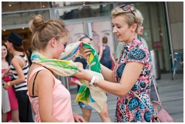 Podczas Jesiennego Fashion Show, na profesjonalnym wybiegu w ...