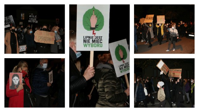 Zobaczcie najciekawsze hasła i banery ze strajku kobiet w Lipnie