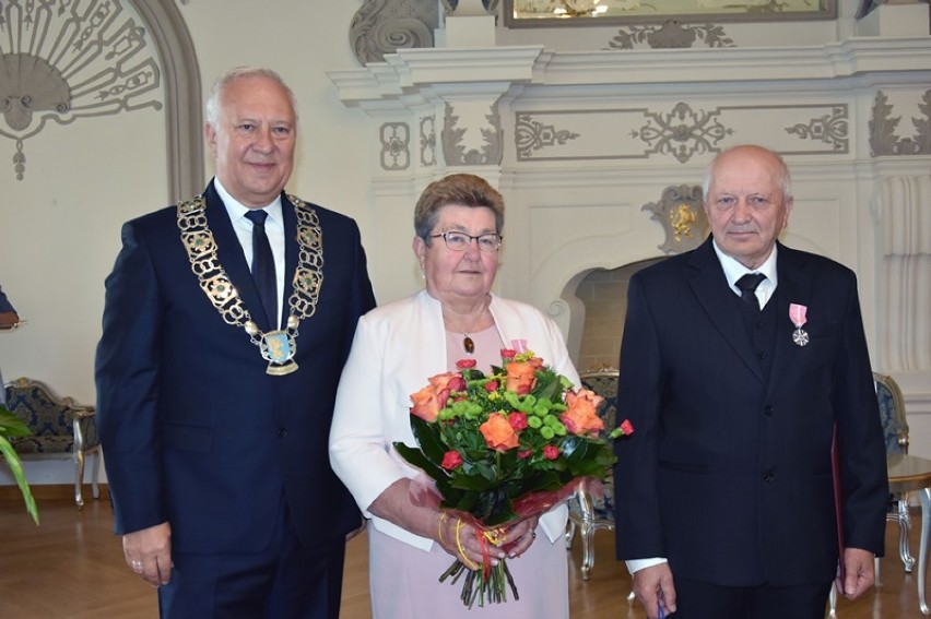 Uroczystość obchodów Złotych Godów w Legnicy.