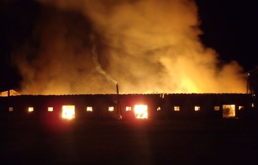 Grąblewo: Spłonęła wielka stodoła