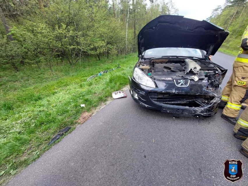 Policjant z Wągrowca, podczas prywatnej podróży, natrafił na wypadek. Natychmiast zareagował 