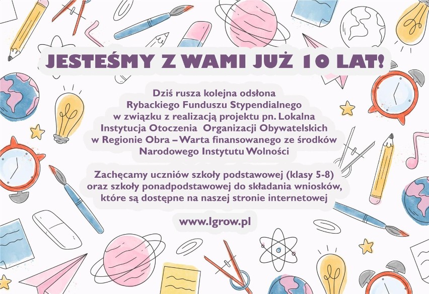 LGR Obra-Warta. Rybacki Program Stypendialny: 3 Edycja PROO 2019-2021