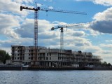 Na Międzyodrzu w Szczecina stanie apartamentowiec z mariną. Zobacz WIZUALIZACJE i zdjęcia z budowy 