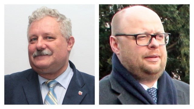 Radny PiS-u, Grzegorz Klein z Grudziądza (z lewej): - Jestem zaniepokojony atakiem na najsłabszych. Wiceprezydent Gurbin: - Takie słowa są niegodne radnego. To nie żaden atak!