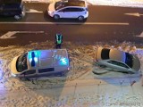 Wypadki na opolskich drogach. W Opolu auto zderzyło się ze Strażą Miejską. Pod Nysą samochód dostawczy wypadł z jezdni