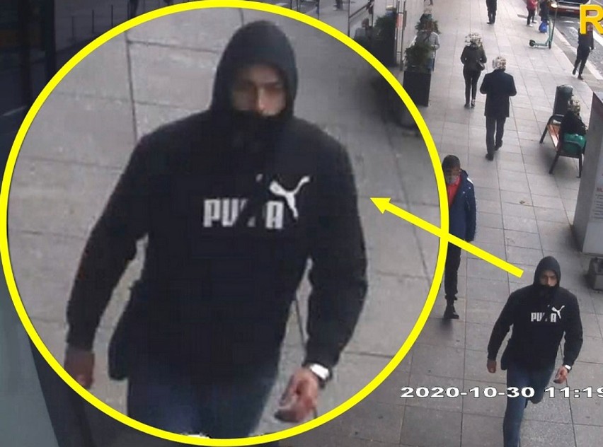 Katowice: Mężczyzna zerwał kobiecie łańcuszek z szyi i uciekł. Rozpoznajecie go?