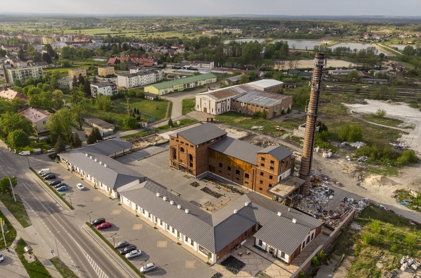 Opole Lubelskie na zdjęciu wykonanych za pomocą drona