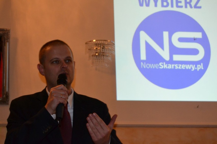 Kandydat na burmistrza Skarszew Jacek Pauli spotkał się z mieszkańcami. ZOBACZ ZDJĘCIA